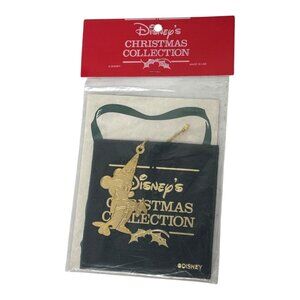 24k Gold Mickey Mouse Fantasia Ornament Christmas Vintage